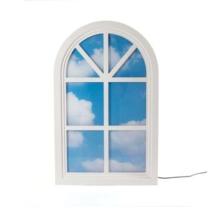 Seletti - Window 2 Væg-/Gulvlampe White/Light Blue