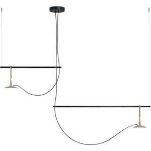 Artemide - Nh S3 2 Bracci Pendel Black/Brass