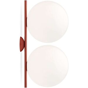 Flos - IC C/W2 Double Loftlampe/Væglampe Burgundy