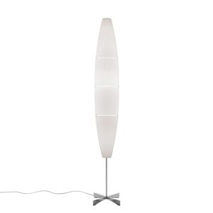 Foscarini - Havana Gulvlampe Hvid/Krom u/Dimmer