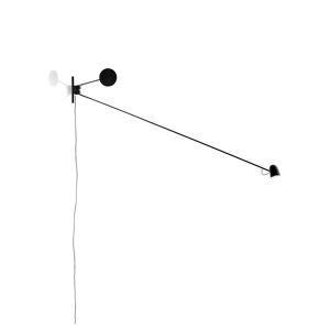 Luceplan - Counterbalance Væglampe Sort