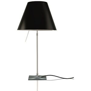 Luceplan - Costanza Bordlampe m/Dimmer Alu/Liquorice Black