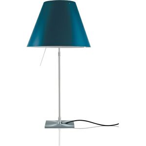 Luceplan - Costanza Bordlampe Alu/Petroleum Blue