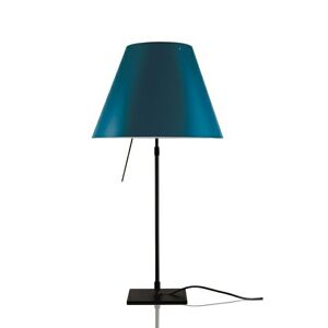 Luceplan - Costanza Bordlampe m/Dimmer Sort/Petroleum Blue