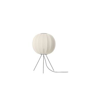 Made By Hand - Knit-Wit 60 Round Gulvlampe Medium Pearl White
