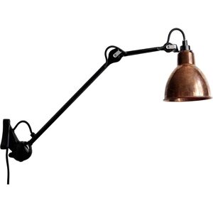 Lampe Gras - 222 XL Væglampe Black/Raw Copper