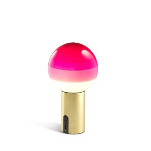 Marset - Dipping Light Portable Bordlampe Pink/Brushed Brass