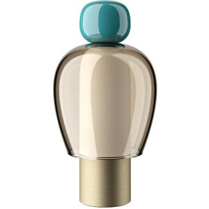 Lodes - Easy Peasy ToGo Bordlampe Lagoon Turquoise/Honey/Gold