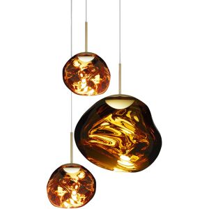 Tom Dixon - Melt Trio Round LED Pendel Guld