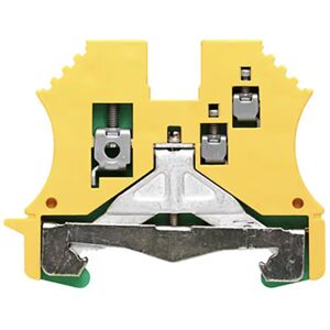 100 Stk Weidmüller Wpe Jordklemme Zr I Gul/grøn - 2,5/1,5 Mm²