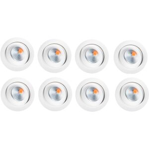 SG Armaturen Sg Eco Isosafe Indbygningsspot 5w Led Dæmpbar 8 Stk