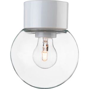 Ifö Classic Globe Loftlampe, Ø15 Cm, Hvid/klar