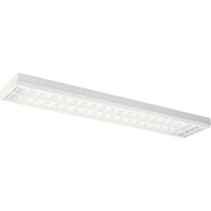 Lareno Modus Kontorarmatur For 2 X Led Rør I Alu Gitter