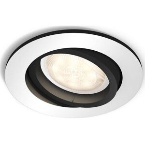 Philips Hue Milliskin Rundt Indbygningsspot, Aluminium  Aluminium