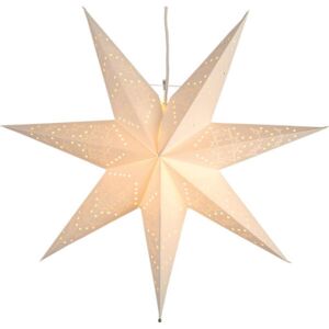 Star Trading Sensy Papirstjerne, Hvid, 100 Cm  Beige