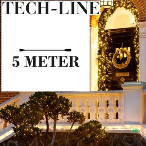 Sirius Tech-Line Forlængerledning, 5 Meter  Sort