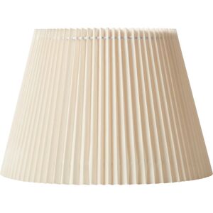 Nielsen Light Emma Villa Plisse Lampeskærm, Beige, H22,5 Cm  Hvid