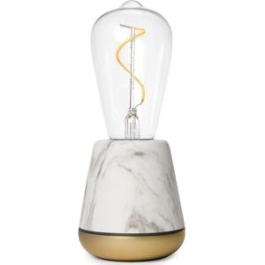 Humble One Genopladelig Bordlampe, Hvid Marmor