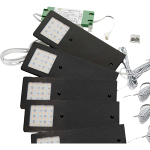 Loevschall Stella Påbygningsspot 5-Kit, 4w Led, Sort