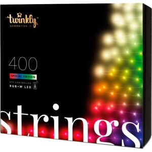 Twinkly Strings Lyskæde 32 Meter, 400 Lys, Farvet & Hvid  Multi
