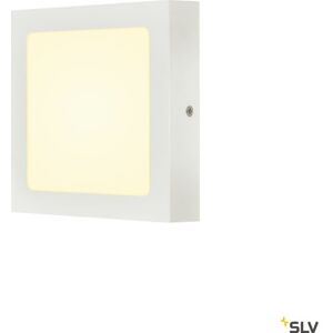 SLV Senser 18 Led Loftlampe Til Påbygning Firkantet Hvid 3000k  Hvid