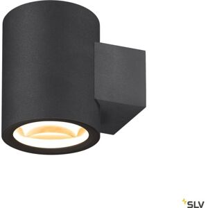 SLV Oculus, Væglampe, Up/down, 15w, Dim-To-Warm, 2000-3000k, Sort  Sort