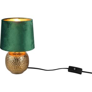 Trio Lighting Sophia Bordlampe, Grøn  Guld