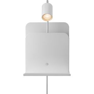 Nordlux Roomi Væglampe Med Usb, Hvid  Hvid