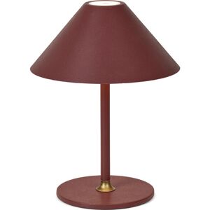 Halo Design Hygge Genopladelig Bordlampe, H20 Cm, Mørkerød  Rød