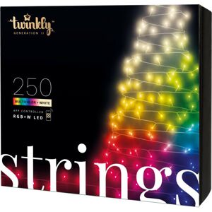 Twinkly Strings Lyskæde 20 Meter, 250 Lys, Farvet & Hvid  Multi