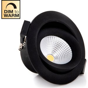 The Light Group Downlight Slc One 360° Led 8w Dtw 1800-3000k Ip44 Sort