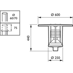 Philips Parkarmatur Grandeville Bps962 Led 34w 3400 Lm 840, Lo-O, U/lygtetag