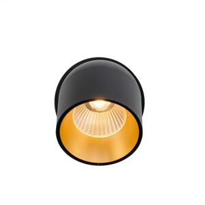 The Light Group Downlight Slc Cup Led 9w 3000k Ip20, Sort/guld