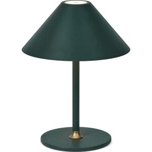 Halo Design Hygge Genopladelig Bordlampe, H25 Cm, Mørkegrøn  Grøn