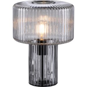 Paul Neuhaus Fungus Glasbordlampe Røgfarvet