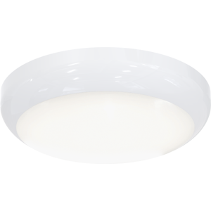 Ansell Lighting Væg-/loft Plafond Disco Evo 2 Ip65 9-12-16w 3k-4k-6,5k Hvid  Hvid