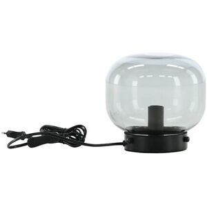 Bollonelie belysning bordlampe 19x19x18cm glas sort.