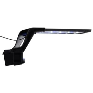 vidaXL LED-lampe til akvarium med klemme 25-45 cm blå og hvid