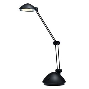Skrivebordslampe LED Hiba, H 500 mm, sort, 3000 Kelvin, varmhvidt lys