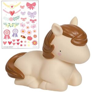 A Little Lovely Company Lampe - 20 Cm - Horse - A Little Lovely Company - Onesize - Natlampe