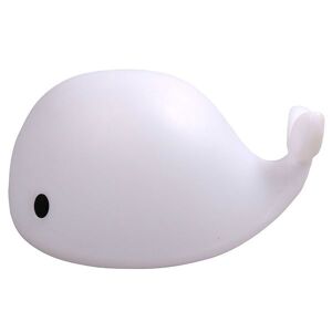 Filibabba Lampe - The Friendly Whale Christian - 30 Cm - Hvid - Filibabba - Onesize - Natlampe
