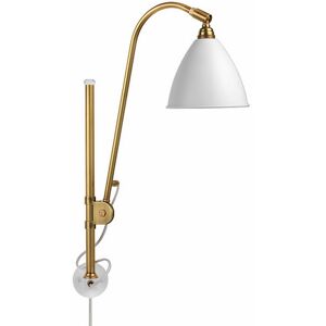 Gubi BL 5 - Soft White Semi Matt/Brass