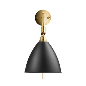 Gubi BL 7 - Soft Black Semi Matt/Brass