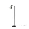 New Works Material Floor Lamp H: 125 cm - Light Grey Concrete/Black Base