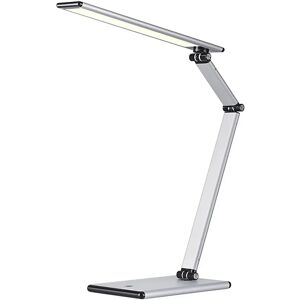 Hansa Lámpara LED de sobremesa SLIM, con bombilla LED de 7 W, plateada