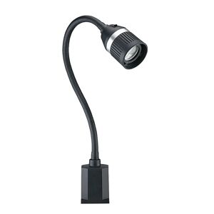 kaiserkraft Foco LED de brazo flexible IP20, modelo LED de 3 x 1,5 W, para atornillar