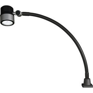 Waldmann Lámpara LED con brazo flexible para máquinas, 9 W, foco con ángulo de irradiación de 10°