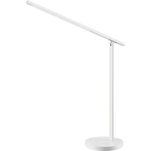 Hansa Lámpara LED de sobremesa HALO, intensidad regulable, altura 420 mm, blanca, 300 lm