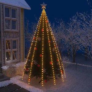 vidaXL Luces De Red Para El árbol De Navidad Con 500 Leds 500 Cm