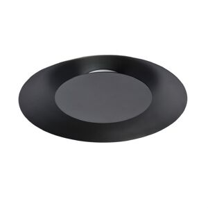 Lucide Plafón led redondo en metal negro diámetro 34,5cm